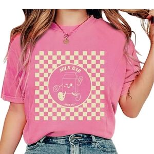 Pink Graphic Breastfeeding Tee